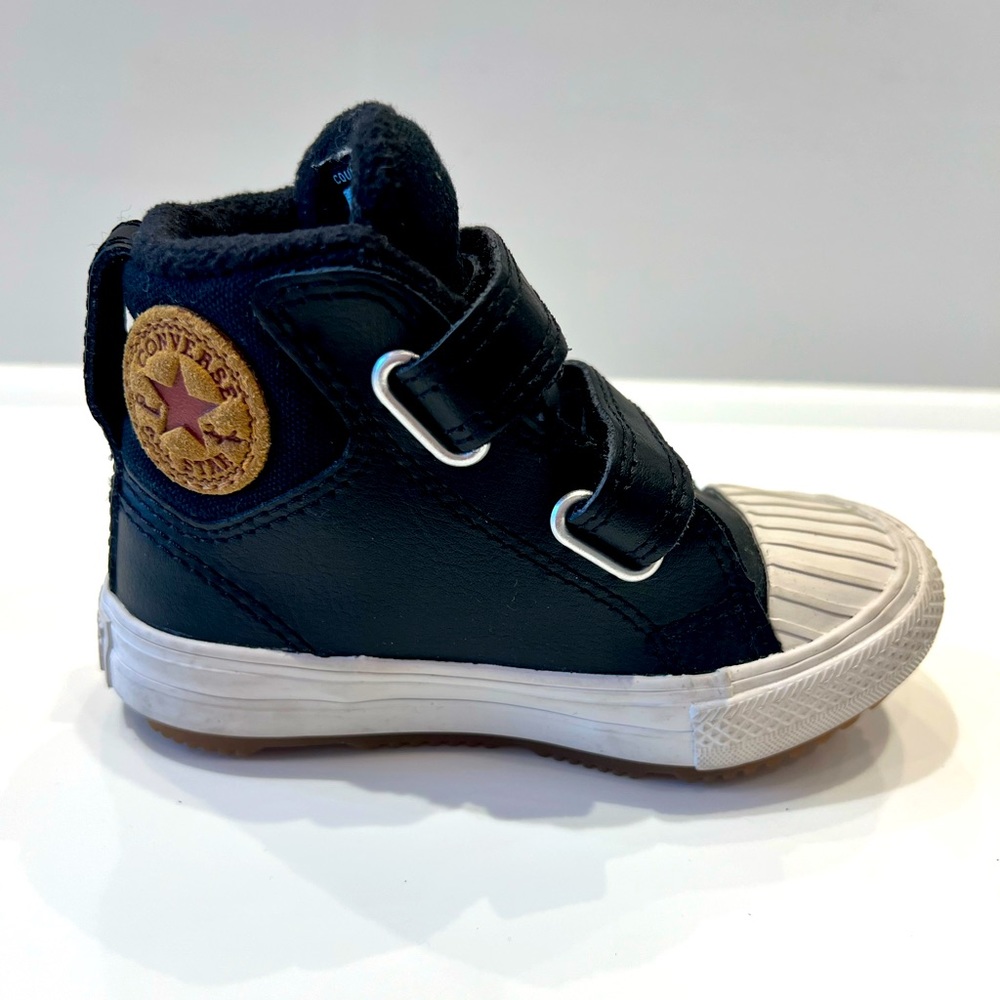 Converse Toddler6, Berkshire Boot Easy-On Leather,Waterproof,Fleece lined